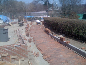 landscape work Longwood Cricket Club Chestnut Hill