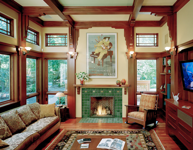 arts and crafts home interiors family room additions using arts and crafts style by arts and crafts home interiors family room additions using arts and crafts style by