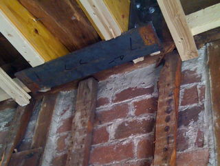 LVL's, steel beams, and custom steel connectors