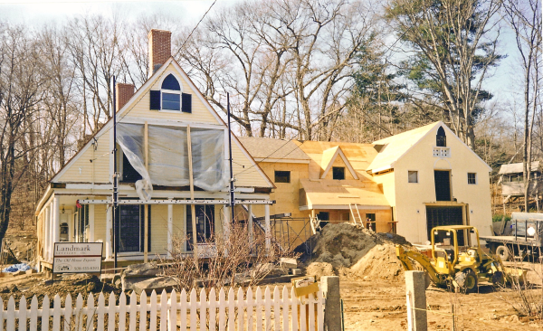 addition to Greek Revival house MA