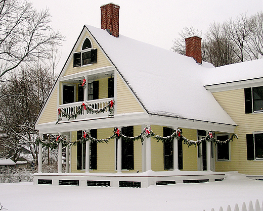 Greek Revival farmhouse