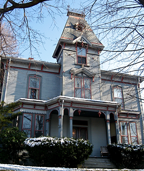 Victorian house painted exterior